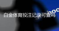 白金体育投注记录可查吗？
