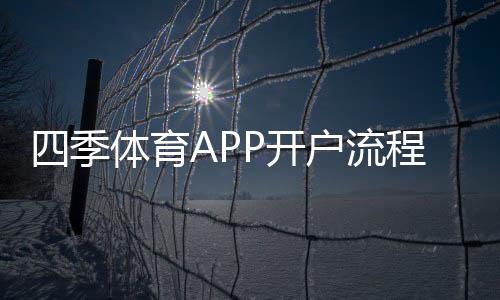 四季体育APP开户流程详解:新手注册、实名认证与充值安全指南