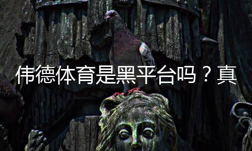 伟德体育是黑平台吗？真相揭秘与新手防骗全攻略