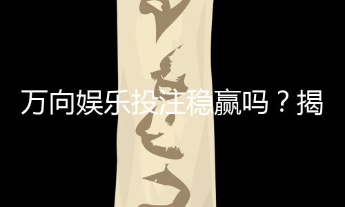 万向娱乐投注稳赢吗？揭秘高胜率背后的策略与风险