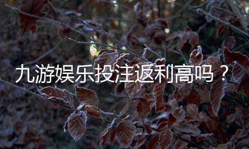 九游娱乐投注返利高吗？真实返利比例、领取规则与提现注意事项一次看懂