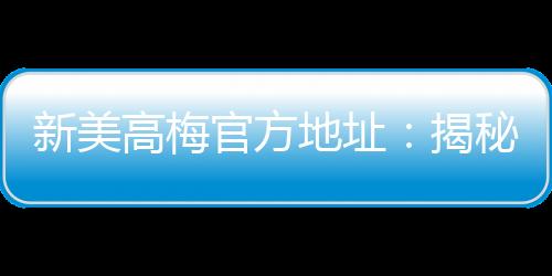 新美高梅官方地址：揭秘最新优惠与豪华娱乐体验