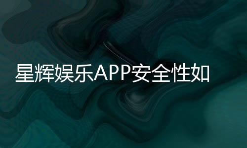 星辉娱乐APP安全性如何？深度测评其资金保障与数据防护