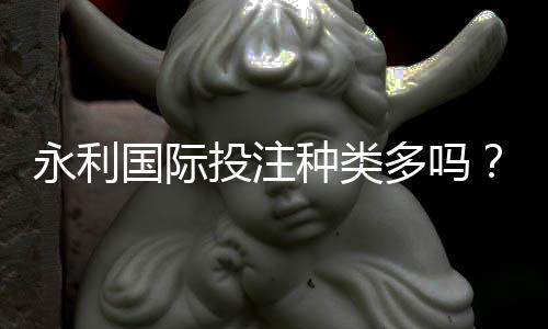 永利国际投注种类多吗？