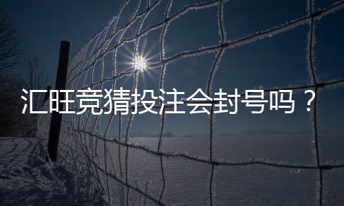 汇旺竞猜投注会封号吗？揭秘平台风控规则与防封技巧