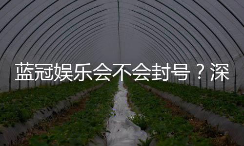 蓝冠娱乐会不会封号？深度解析平台风控与账号安全策略