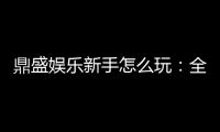 鼎盛娱乐新手怎么玩：全面攻略分享