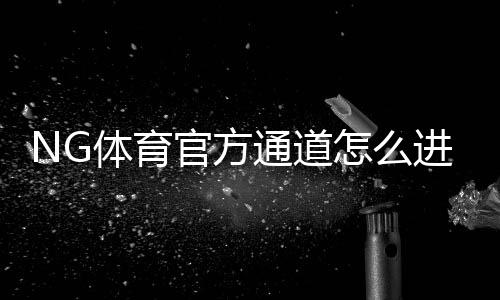 NG体育官方通道怎么进？官网入口、注册登录与安全识别全攻略