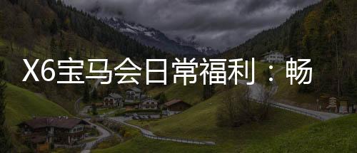 X6宝马会日常福利：畅享游戏盛宴